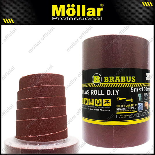 BRABUS D70464 Amplas Roll Eco 100 mm x 5 Meter No. 180