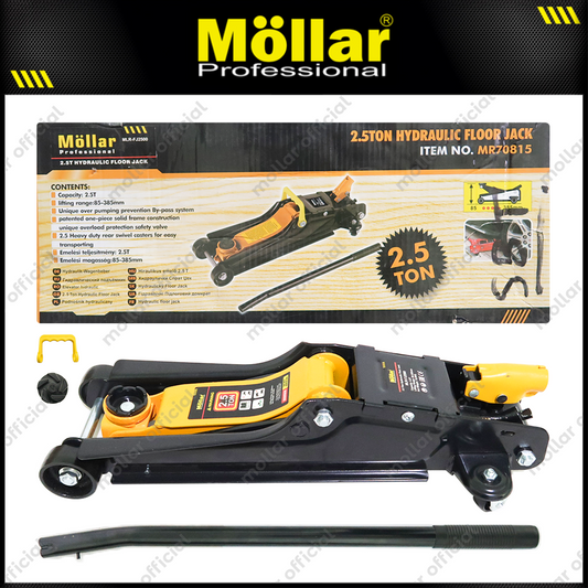 MOLLAR Dongkrak Buaya 2.5 Ton Low 12.6 kg Box Plastik