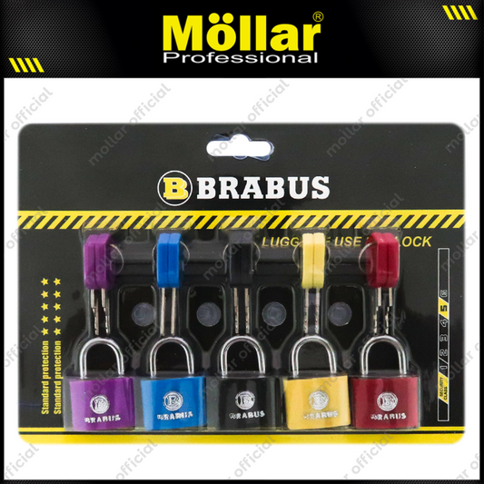 BRABUS Gembok Koper Warna 20 mm Set 5 pcs