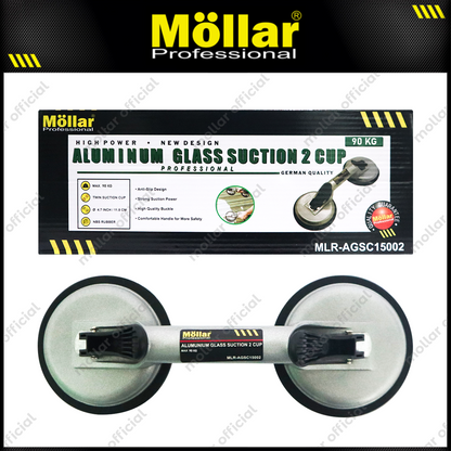 MOLLAR AGSC15002 Kop Kaca Dua Kaki Body Aluminium