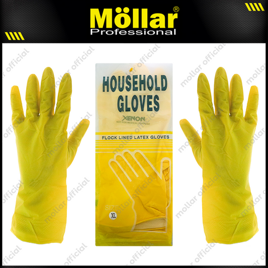 XENON E34020-1 Sarung Tangan Safety Latex (XL) Kuning