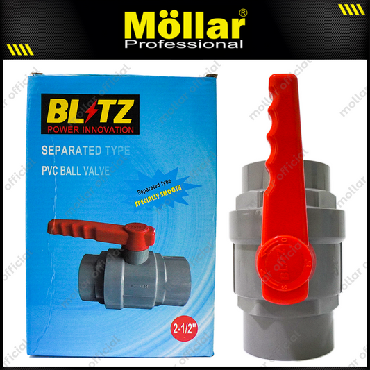 BLITZ PI-931 Stop Kran Plastik 2-1/2" / Ball Valve PVC