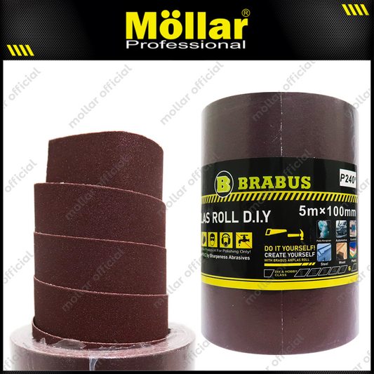 BRABUS D70464 Amplas Roll Eco 100 mm x 5 Meter No. 240