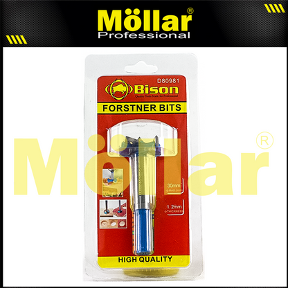 BISON D80981 Mata Bor Kayu Engsel Sendok 30 mm / Forstner Bit