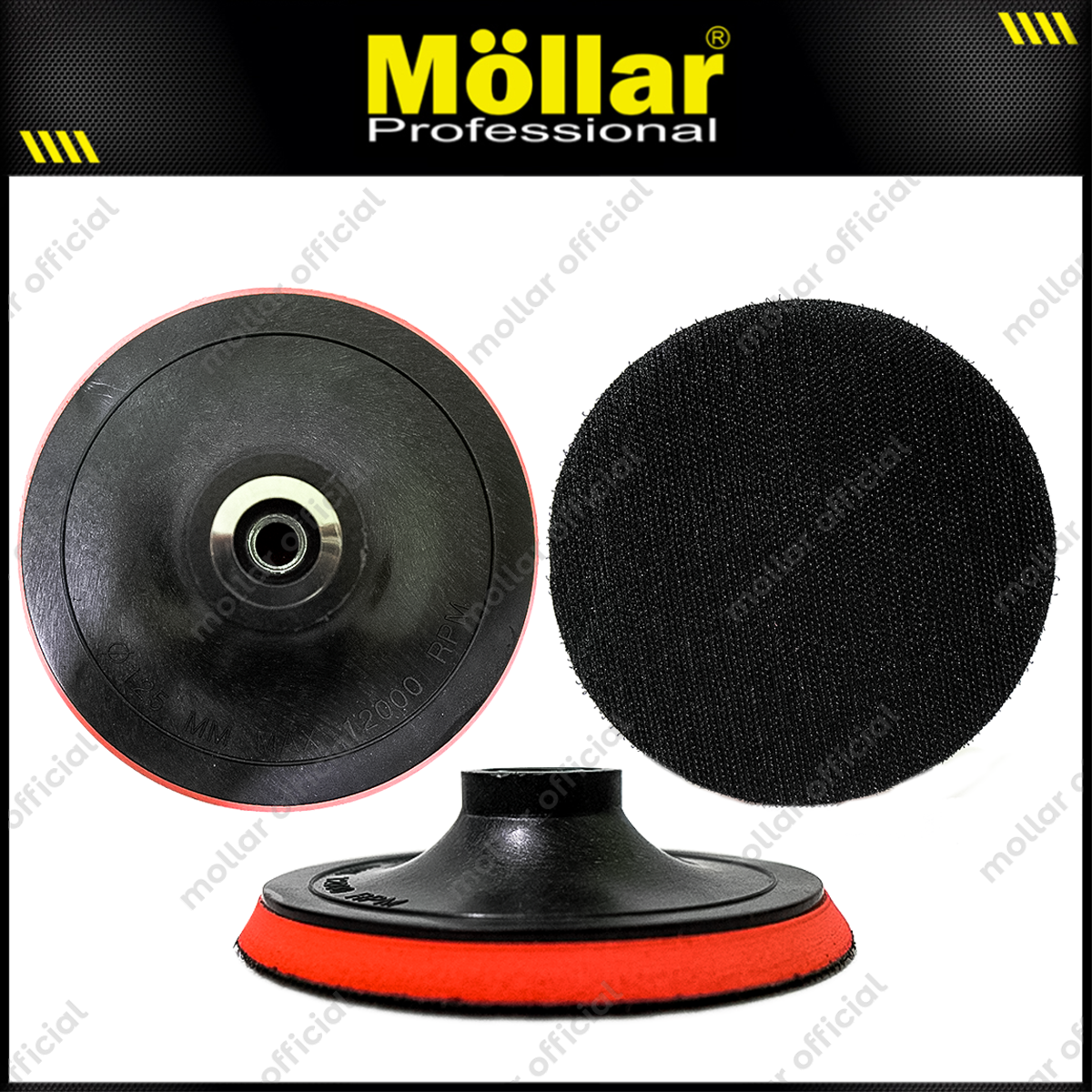 HDT D68120 M10 Tatakan Amplas Velcro 5"