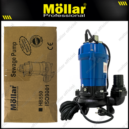 MOLLAR HB550 Pompa Celup Air Kotor 2" 600 Watt