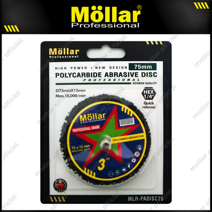 MOLLAR MLR-PADISC75 Mata Bor Penghapus Cat 3" / Paint Remover
