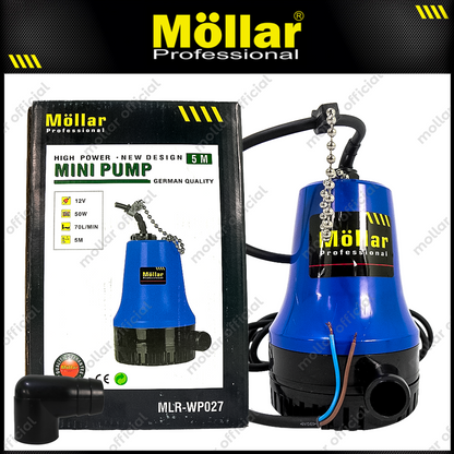 MOLLAR WP12V Pompa Celup Air Bersih 12V Manual