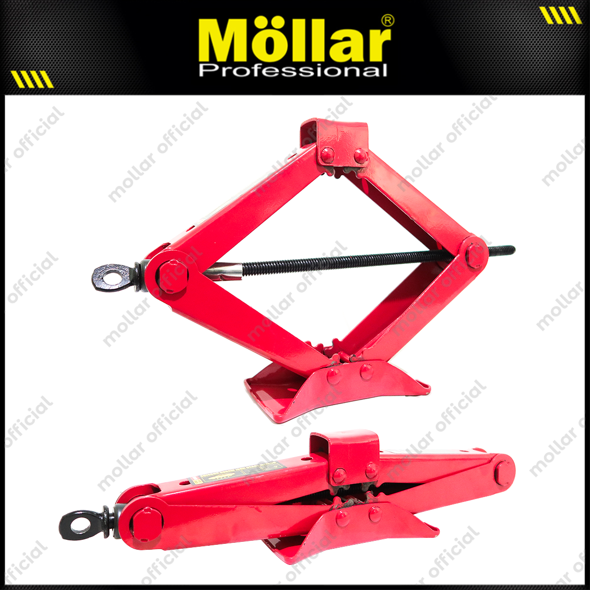 MOLLAR SCJA1T5 Dongkrak Jembatan 1.5 Ton / Dongkrak Gunting Merah