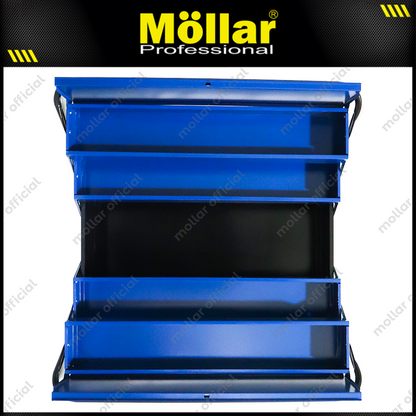 MOLLAR N00083 Tool Box Besi 3 Susun Biru 55x20x21 cm