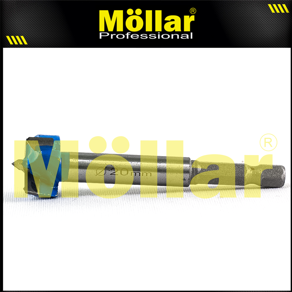 BISON D80981 Mata Bor Kayu Engsel Sendok 20 mm / Forstner Bit