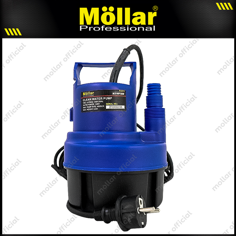 MOLLAR WP100M Pompa Celup Air Bersih 100 Watt Manual
