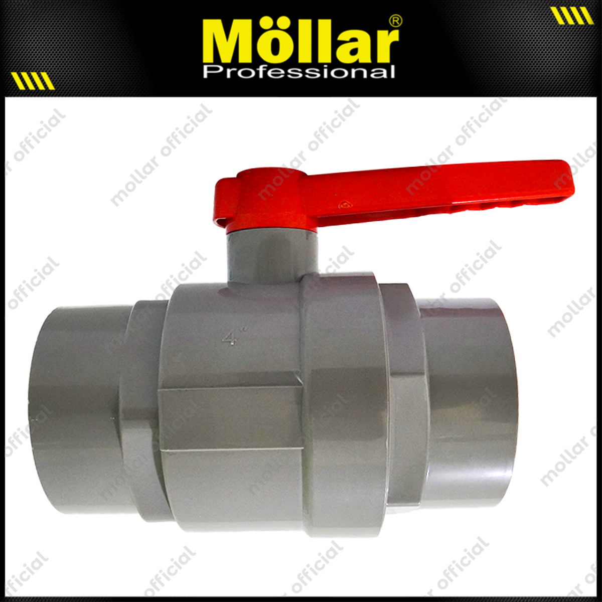 BLITZ PI-931 Stop Kran Plastik 4" / Ball Valve PVC