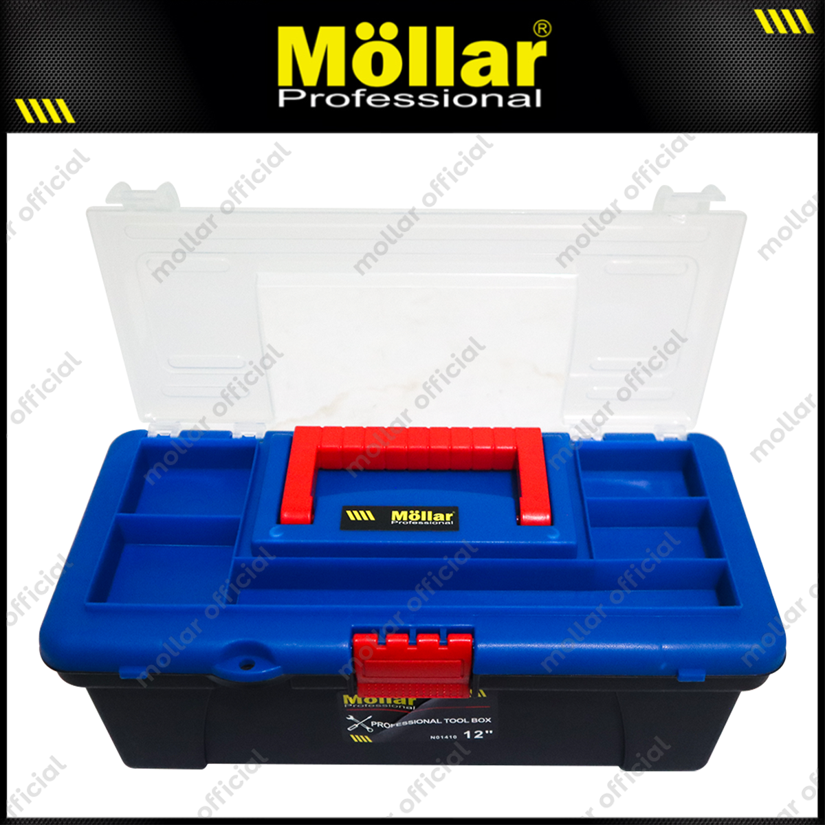 MOLLAR N01410 Tool Box Plastik Mini 12"