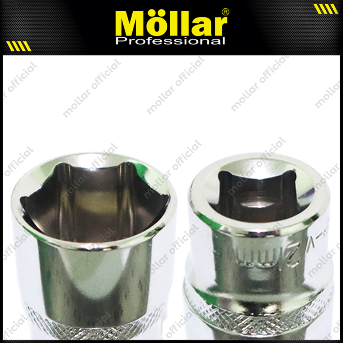 MOLLAR Eco Mata Sok 1/2" 6PT 21 mm