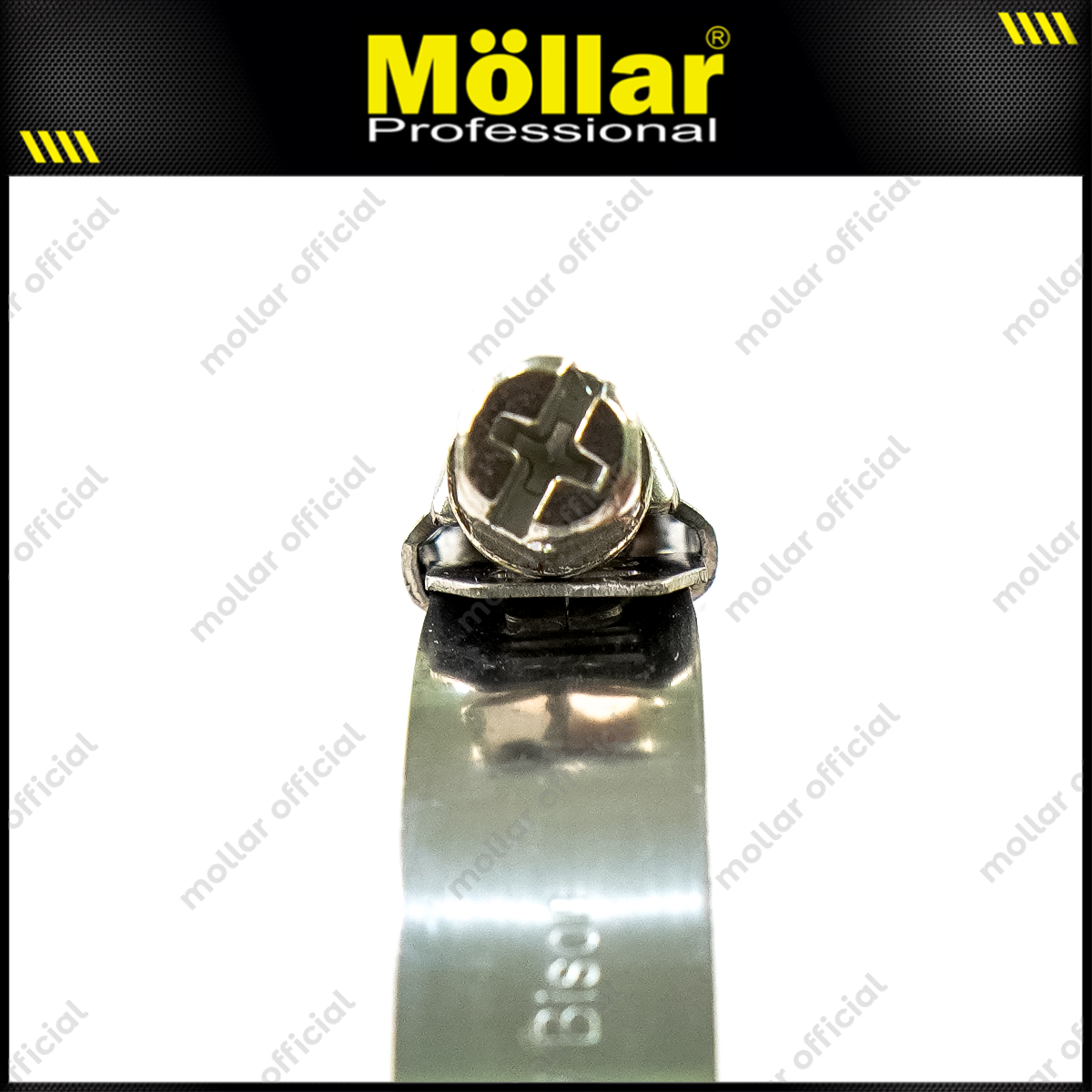 BISON Klem Selang 4" Inch Stainless Steel Hose Clips - Isi 20 Pcs