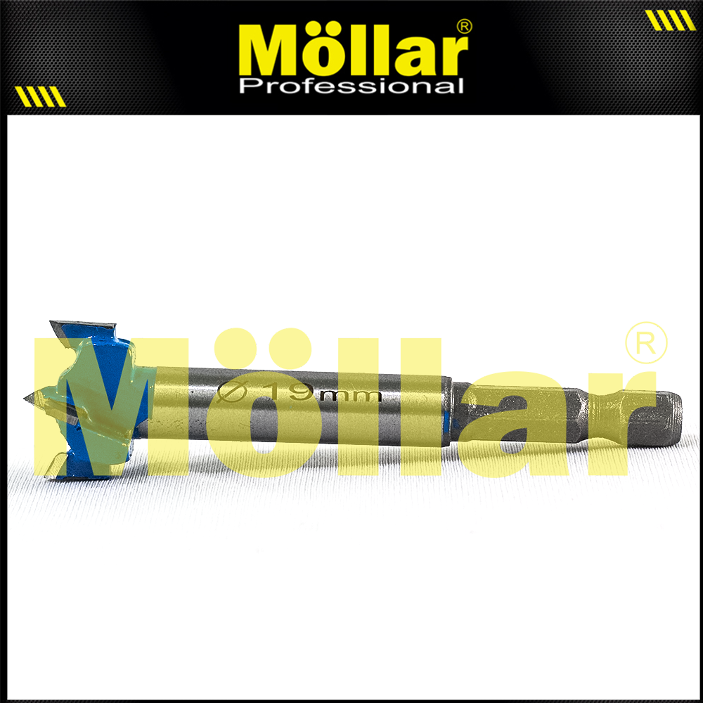 BISON D80981 Mata Bor Kayu Engsel Sendok 19 mm / Forstner Bit