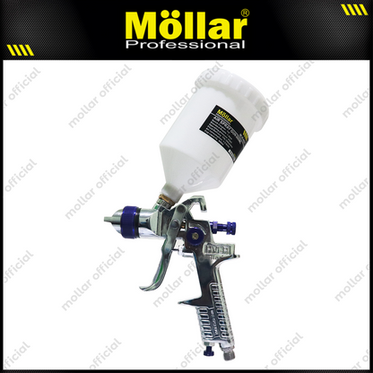 MOLLAR H827PL Spray Gun HVLP Tabung Plastik / Semprotan Cat