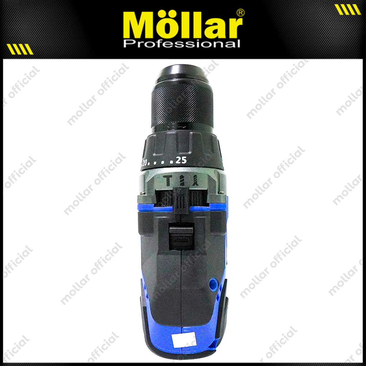 MOLLAR CID20600 Mesin Bor Beton Baterai 20V / Brushless Cordless Impact Drill