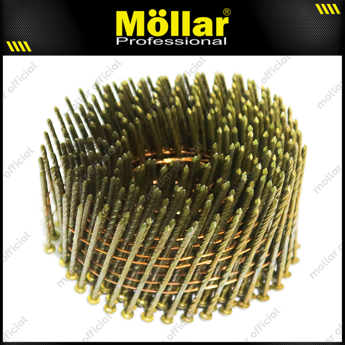 MOLLAR RS2365-9K Isi Paku Palet Tembak 300 pcs / Refill Coil Nailer