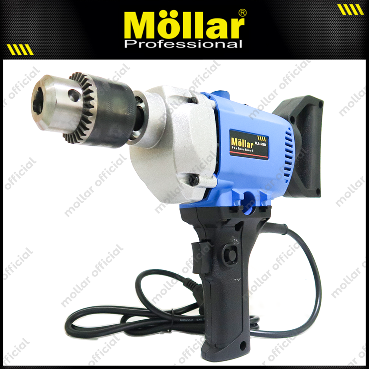 MOLLAR LSD680 Mesin Bor Pengaduk Listrik 13 mm / Low Speed Drill