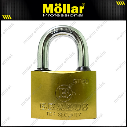 BRABUS GT60 Gembok Kuningan 60 mm Short / Gembok Leher Pendek