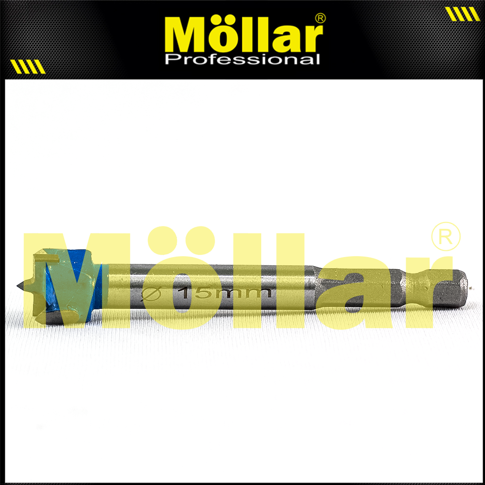 BISON D80981 Mata Bor Kayu Engsel Sendok 15 mm / Forstner Bit