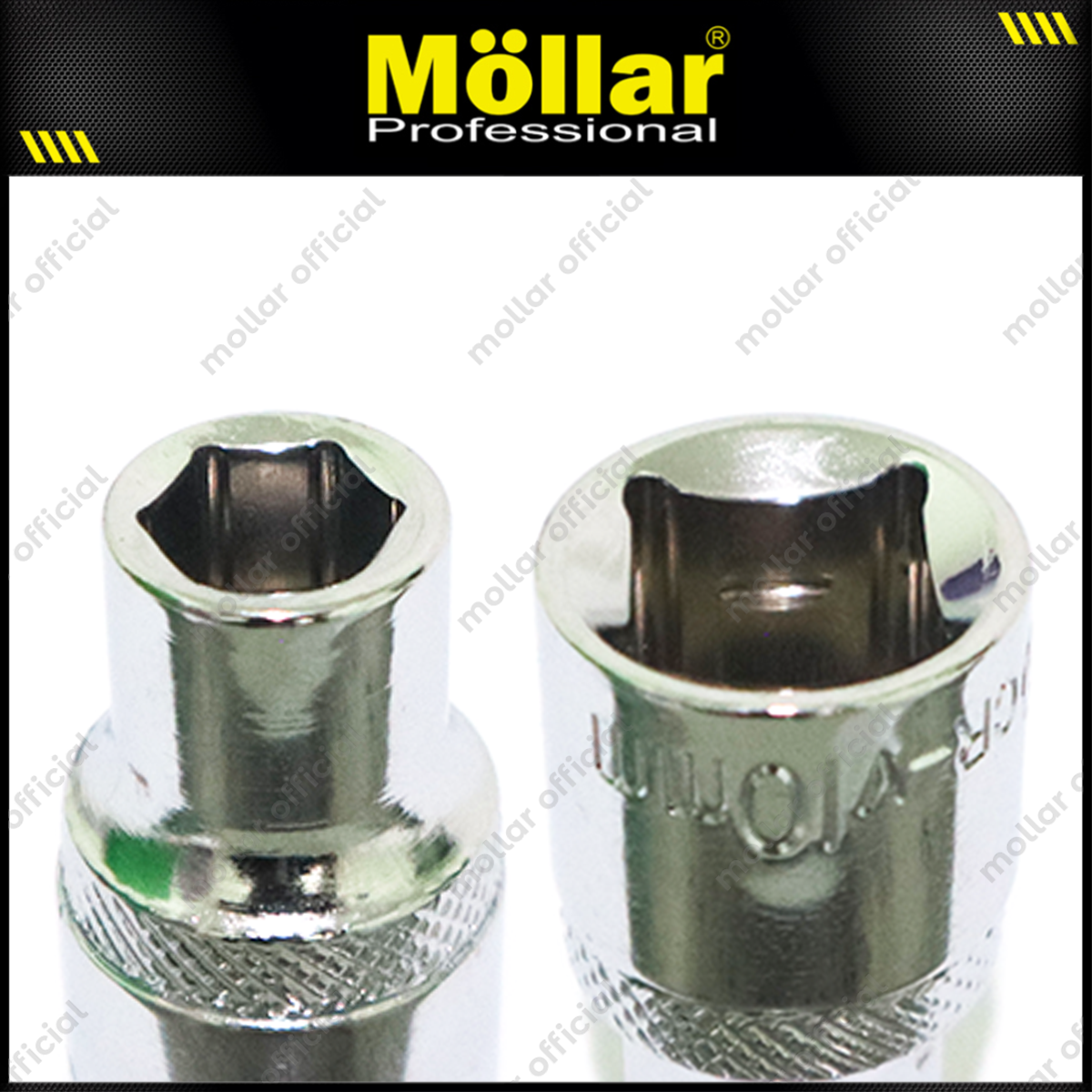 MOLLAR Eco Mata Sok 1/2" 6PT 10 mm