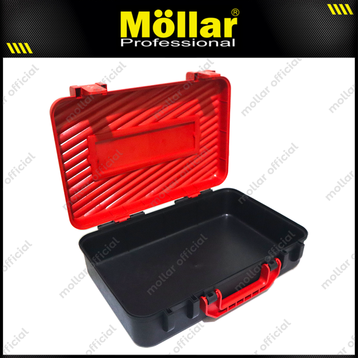 MOLLAR MLR-TB016 Tool Box Plastik 16" - Merah 31-600-R