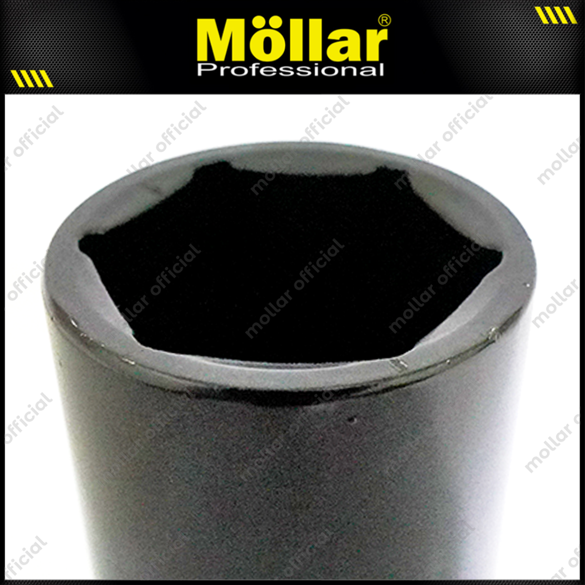 MOLLAR B13660 Mata Sok Panjang 1/2" 6PT 27 mm / Deep Socket