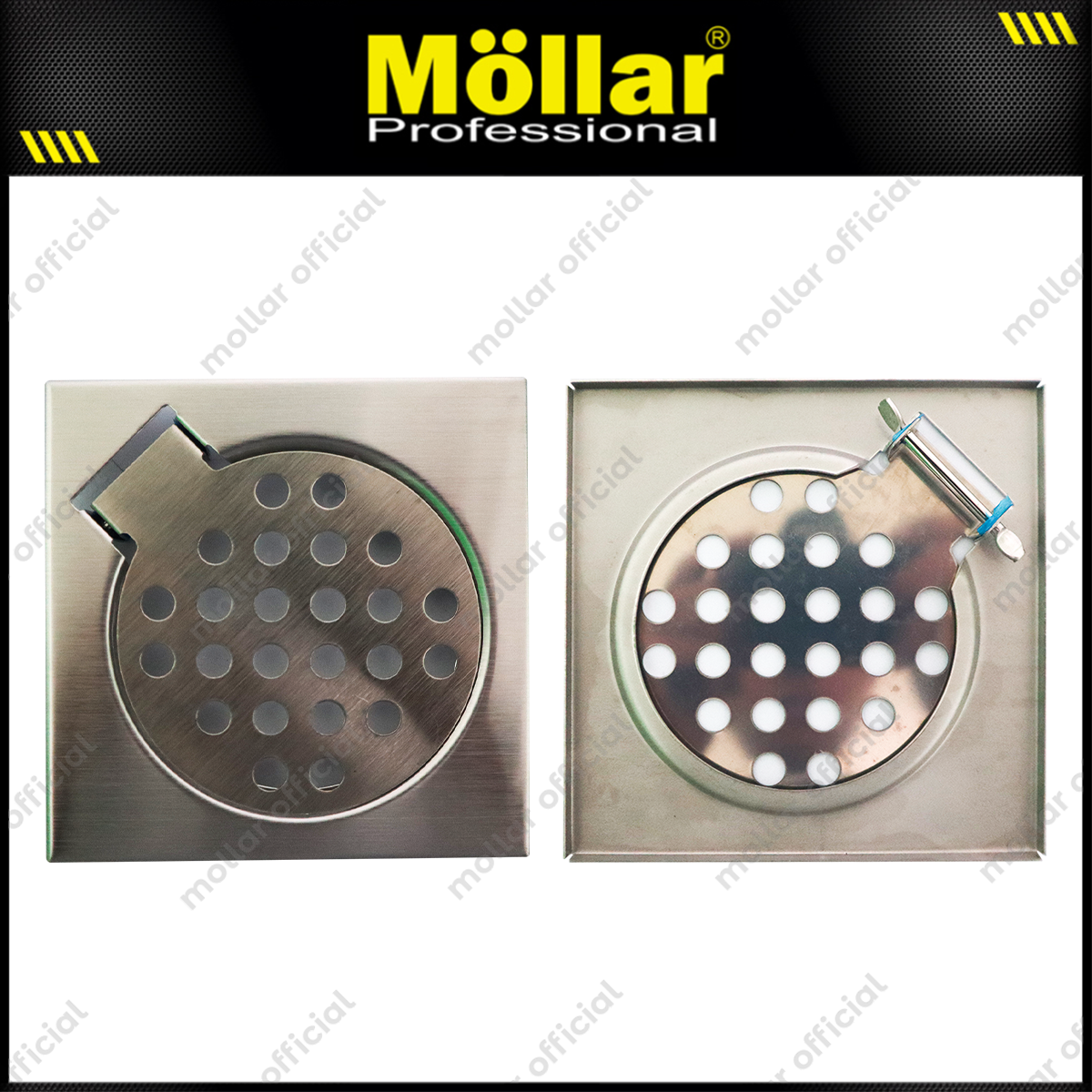 EAST Saringan Got Bukaan Plat Stainless Steel 4"