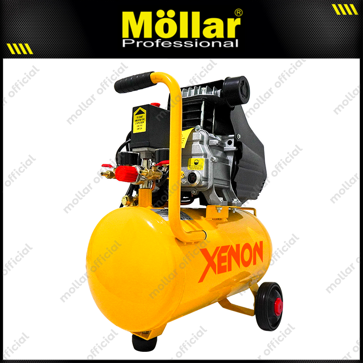 XENON X-AC-1024B Mesin Kompresor Listrik 3/4 HP 24 Liter