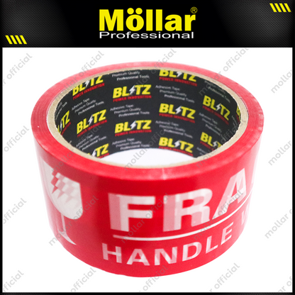 BLITZ Lakban OPP 48 mm x 90 Y Fragile Merah