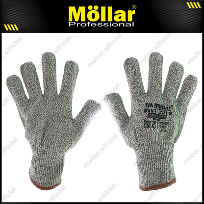 MOLLAR GAC40 Sarung Tangan Safety Anti Potong HDPE (9/L)