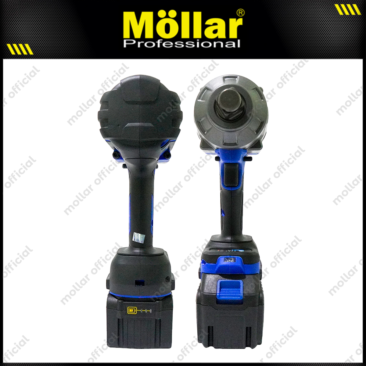 MOLLAR CIW21500 Mesin Buka Baut Truk Baterai 20V / Cordless Impact Wrench