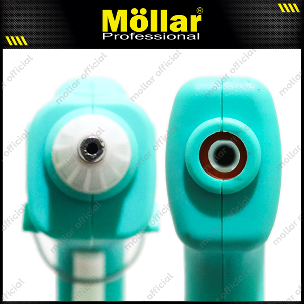 [PAKET] MOLLAR Alat Lem Tembak Biru 20 Watt & 10 Pcs Refill Glue Gun