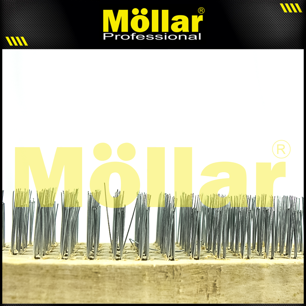 GDO Sikat Baja Gg. Kayu 6 Baris