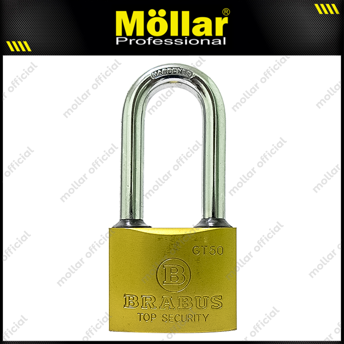 BRABUS GT50L Gembok Kuningan 50 mm Long / Gembok Leher Panjang