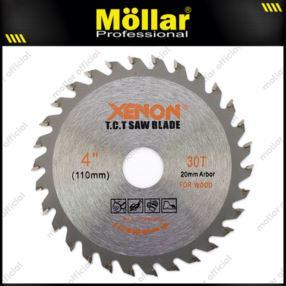 XENON Mata Gerinda Potong Kayu 4"x30T / TCT Saw Blade
