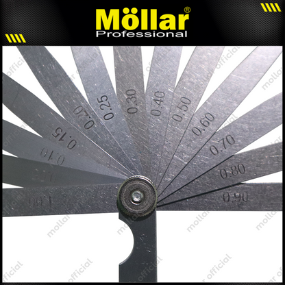 BISON K17442 Feeler Gauges 13 Blades (0.05-1.00 mm)