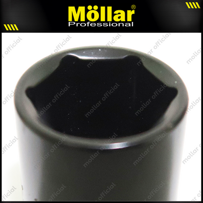 MOLLAR B13670-1 Mata Sok Pendek 1/2" 6PT 19 mm / Deep Socket