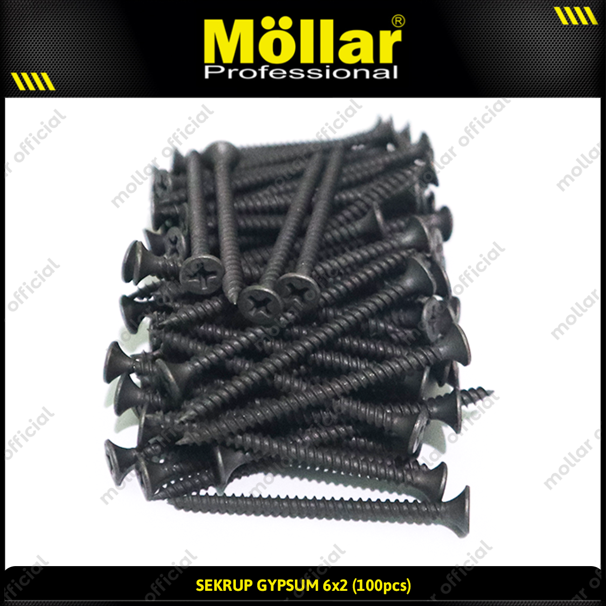 MOLLAR 93-013 Sekrup Gypsum 6 x 2 - 100 pcs