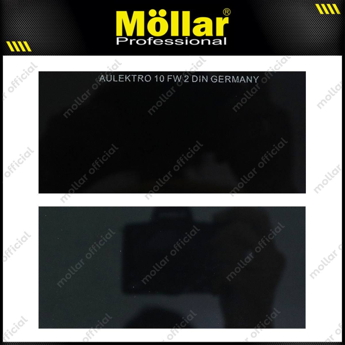 BISON E49010 Kaca Las Hitam Din 10