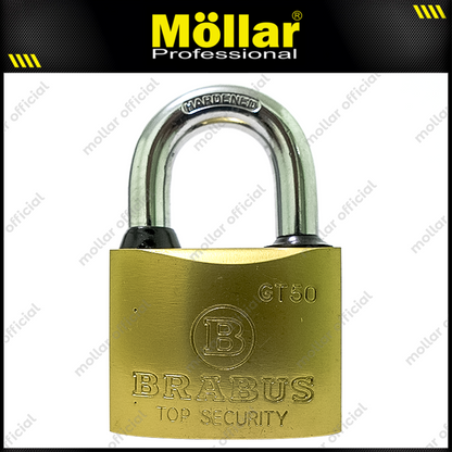 BRABUS GT50 Gembok Kuningan 50 mm Short / Gembok Leher Pendek