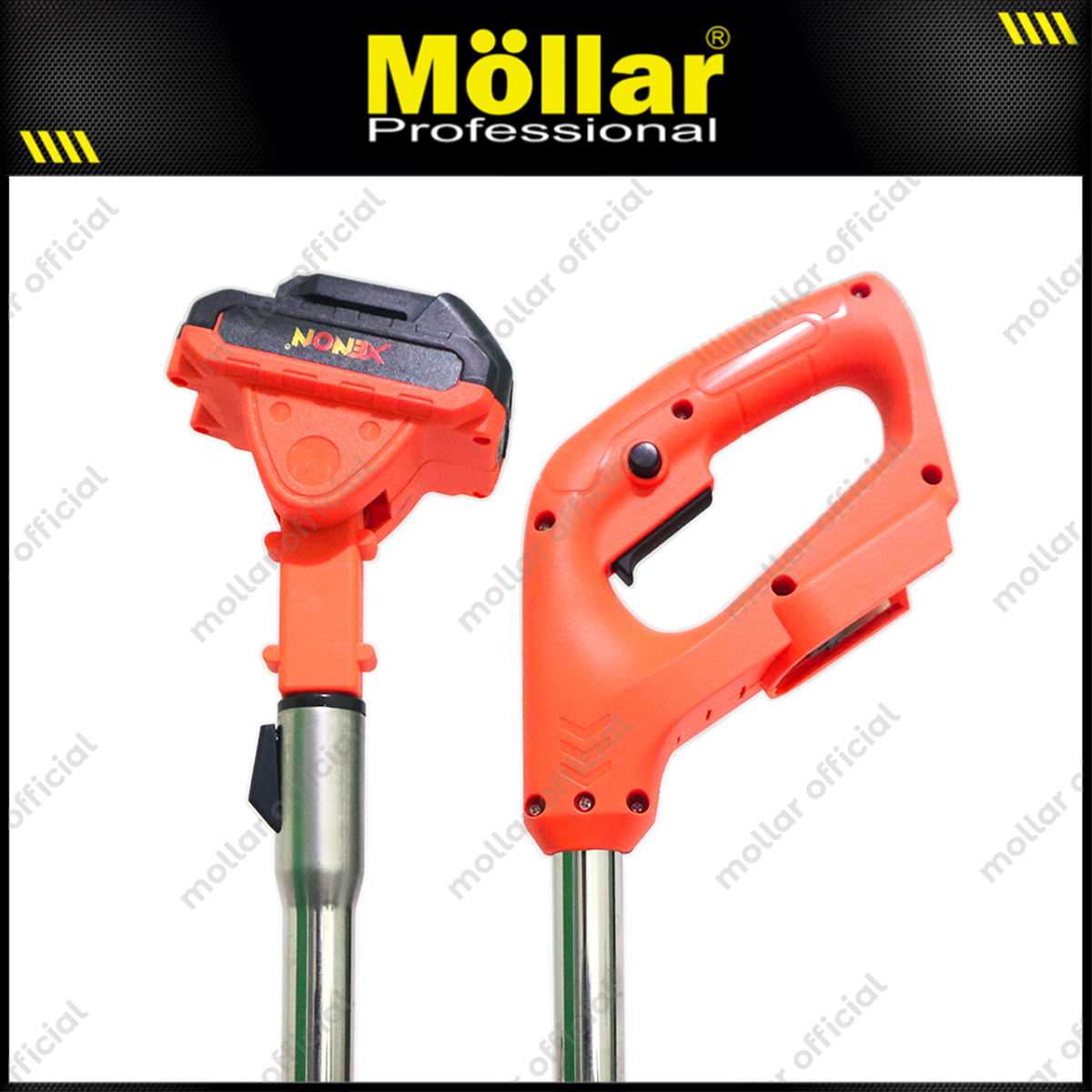 XENON CDMCS1846 Cordless Mini Chain Saw 4" Baterai 18V + Extension