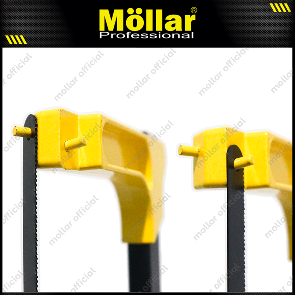 BLITZ D53003-1 Gagang Gergaji Besi Aluminium 12" Kuning Hitam