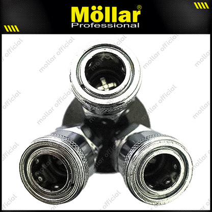 XENON Kopler Angin 1/4" Cabang 3 QC-SMY