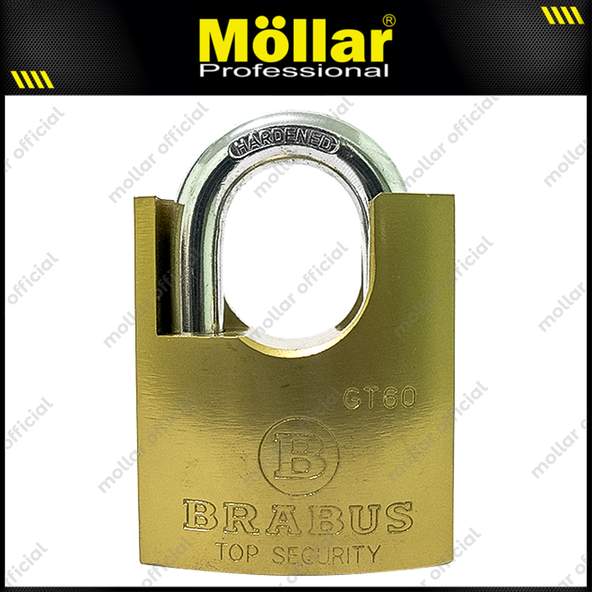 BRABUS GT60 Gembok Jaket Kuningan 60 mm