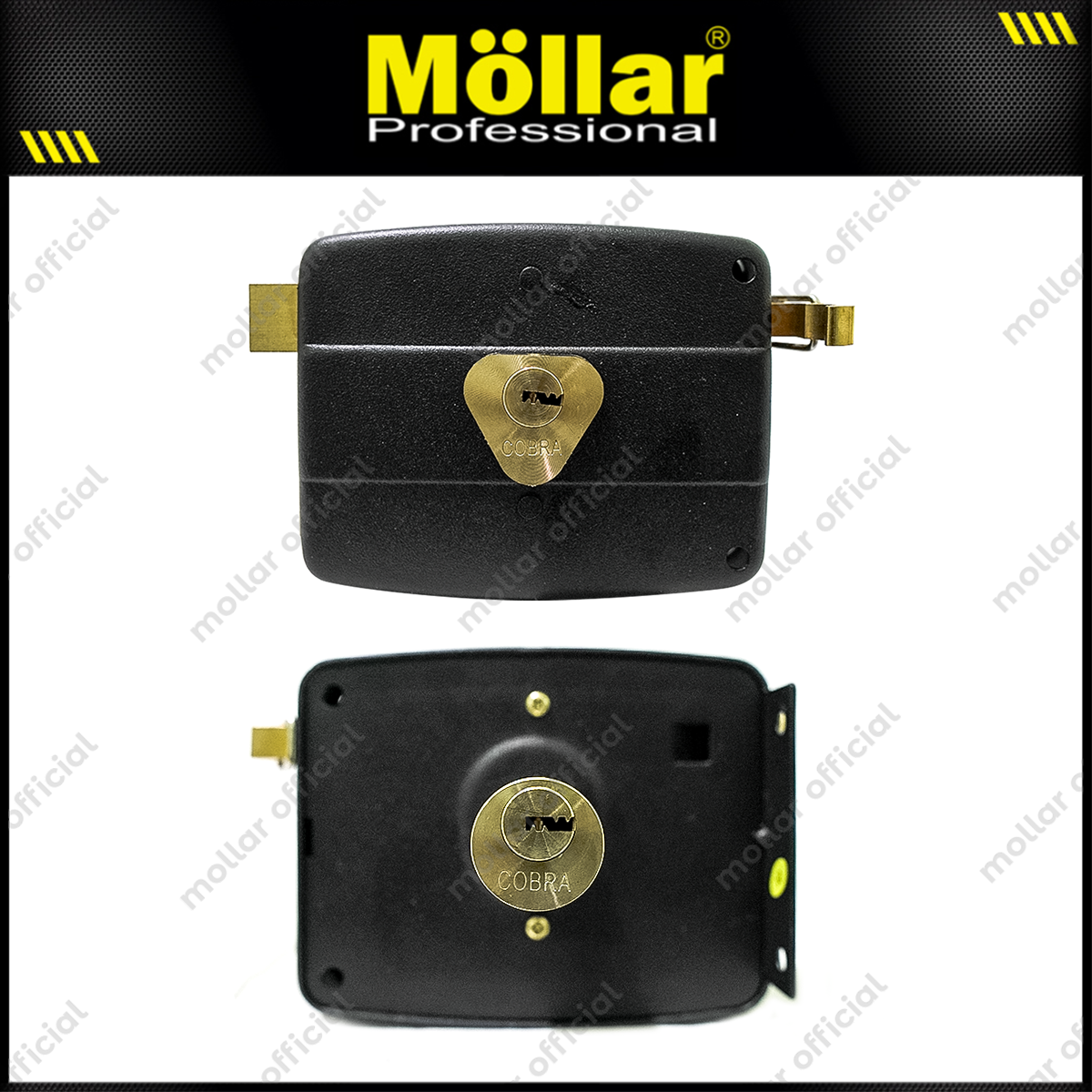 COBRA 6683-5CK Kunci Pintu Besi Cobra Hitam