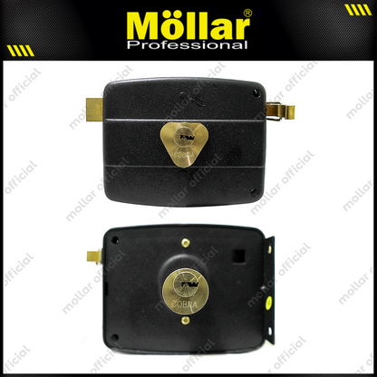 COBRA 6683-5CK Kunci Pintu Besi Cobra Hitam